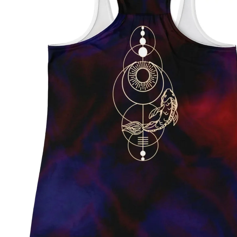 CELESTIAL WILDFLOWERS RACERBACK TANK TOP