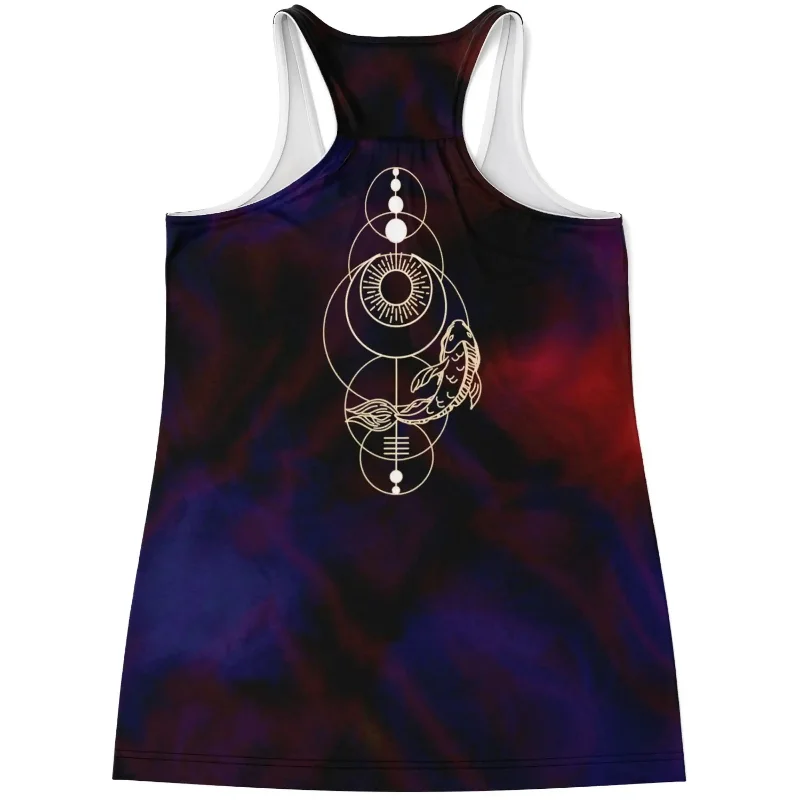 CELESTIAL WILDFLOWERS RACERBACK TANK TOP