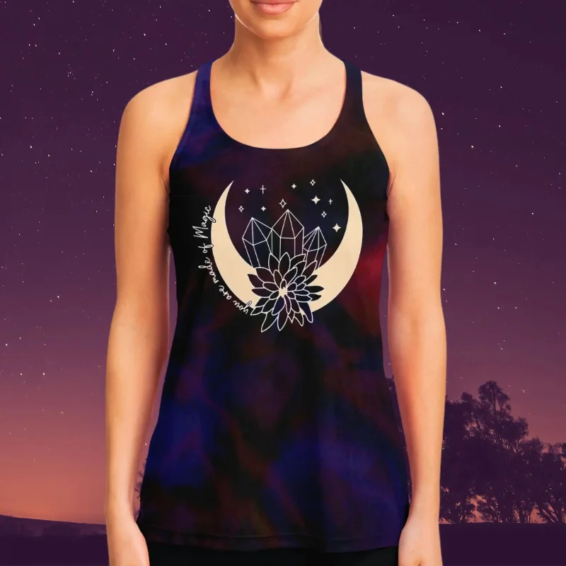 CELESTIAL WILDFLOWERS RACERBACK TANK TOP