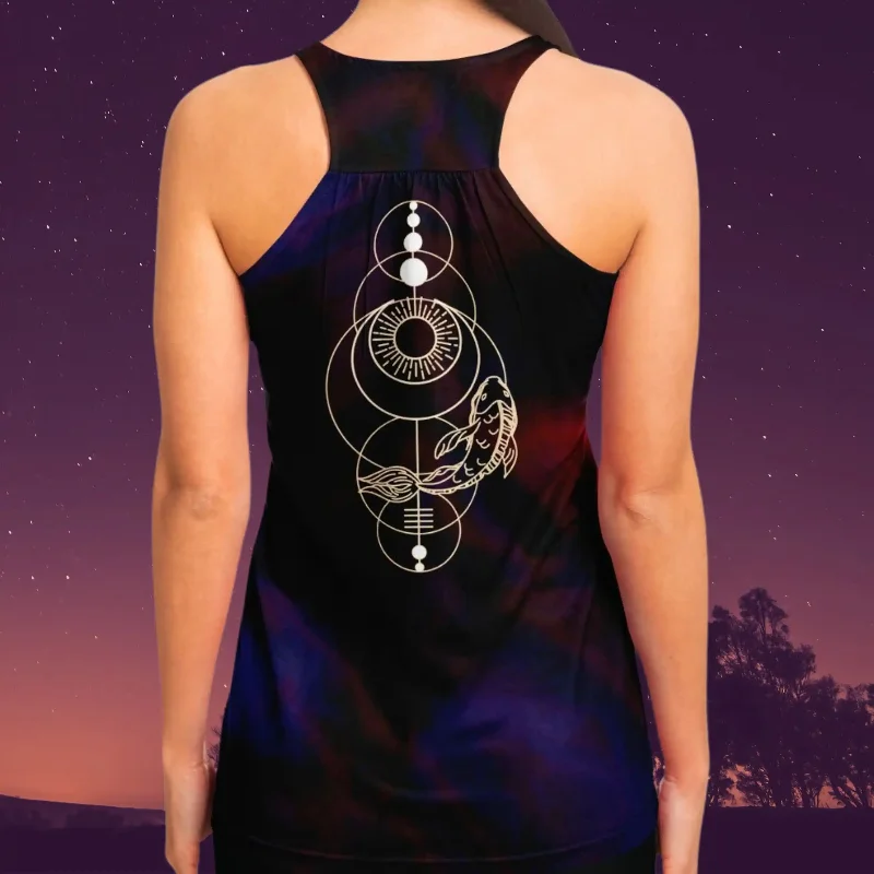 CELESTIAL WILDFLOWERS RACERBACK TANK TOP