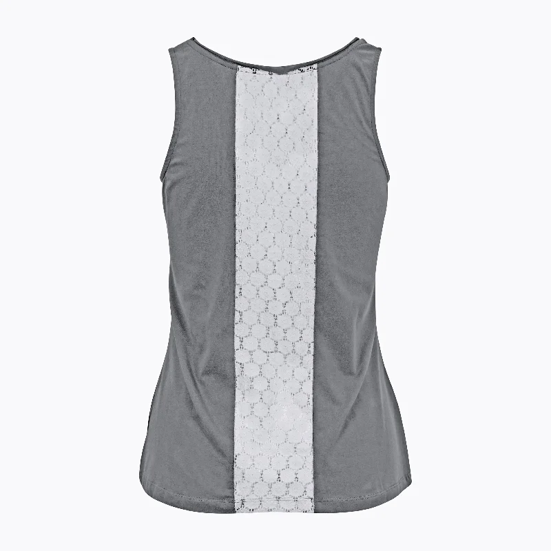 Contrast Chic Tank Grey