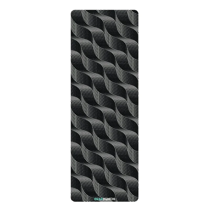 GearBunch Black & White Wave Yoga Mat