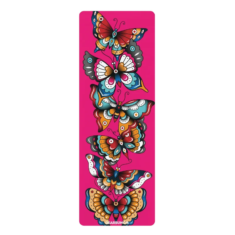 GearBunch Day of the Dead - Butterflies Yoga Mat