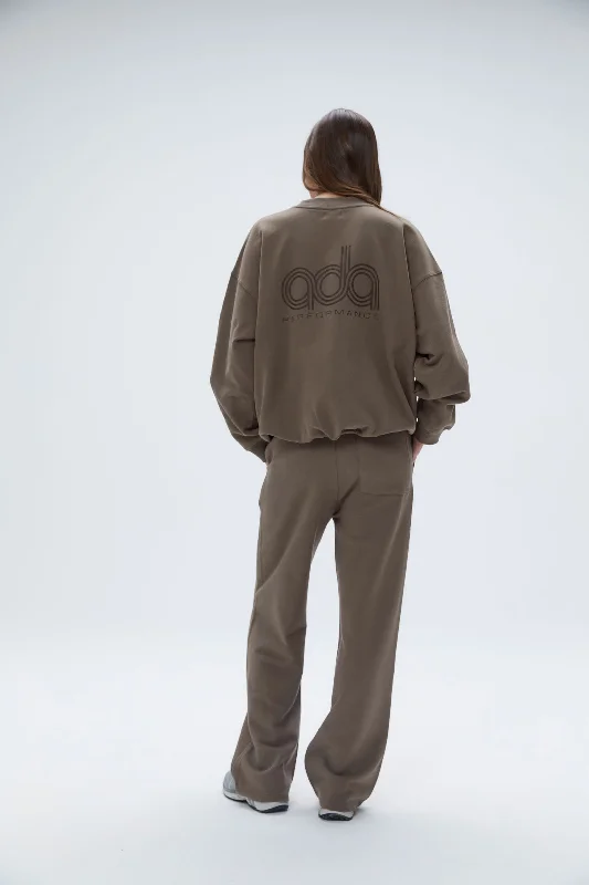 Performance Straight Leg Sweatpants - Cocoa Brown