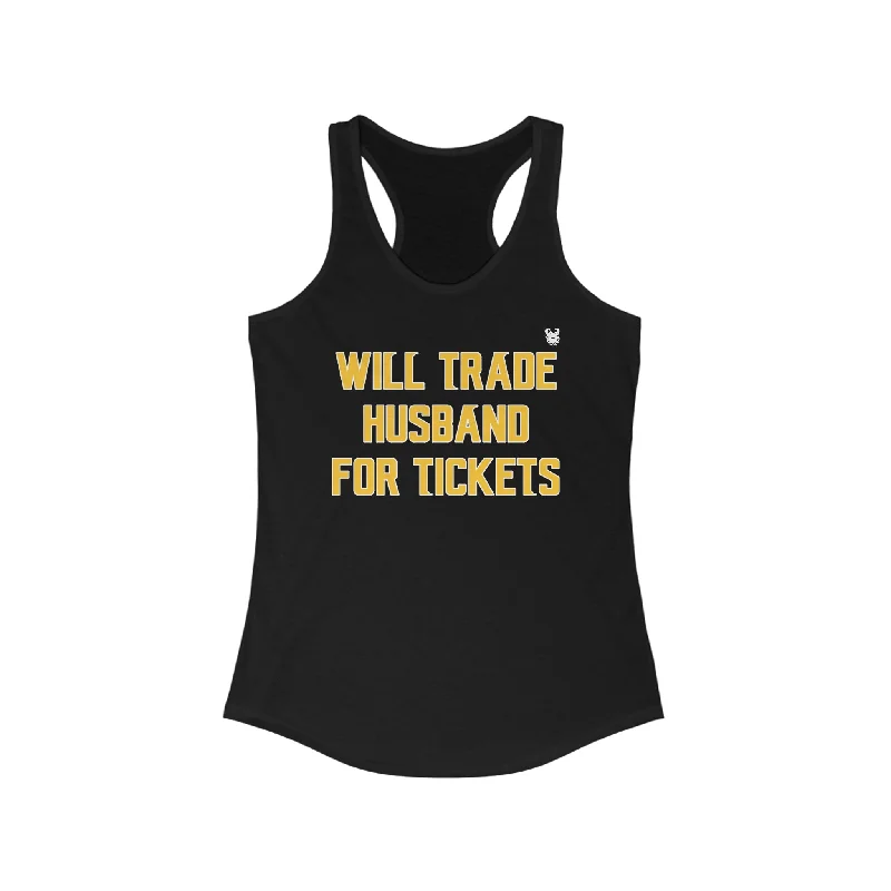 Ladies Ideal Racerback Tank - Husband for Tickets