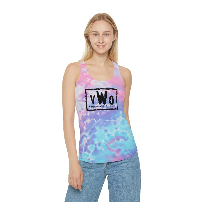 Ladies Tie-Dye Racerback Tank - VWO (Framed)