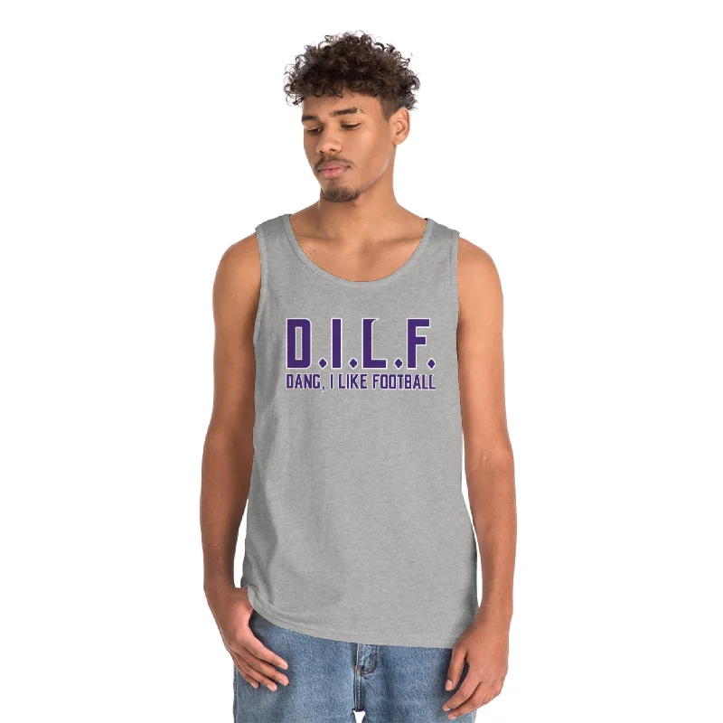 Unisex Heavy Cotton Tank Top - D.I.L.F.