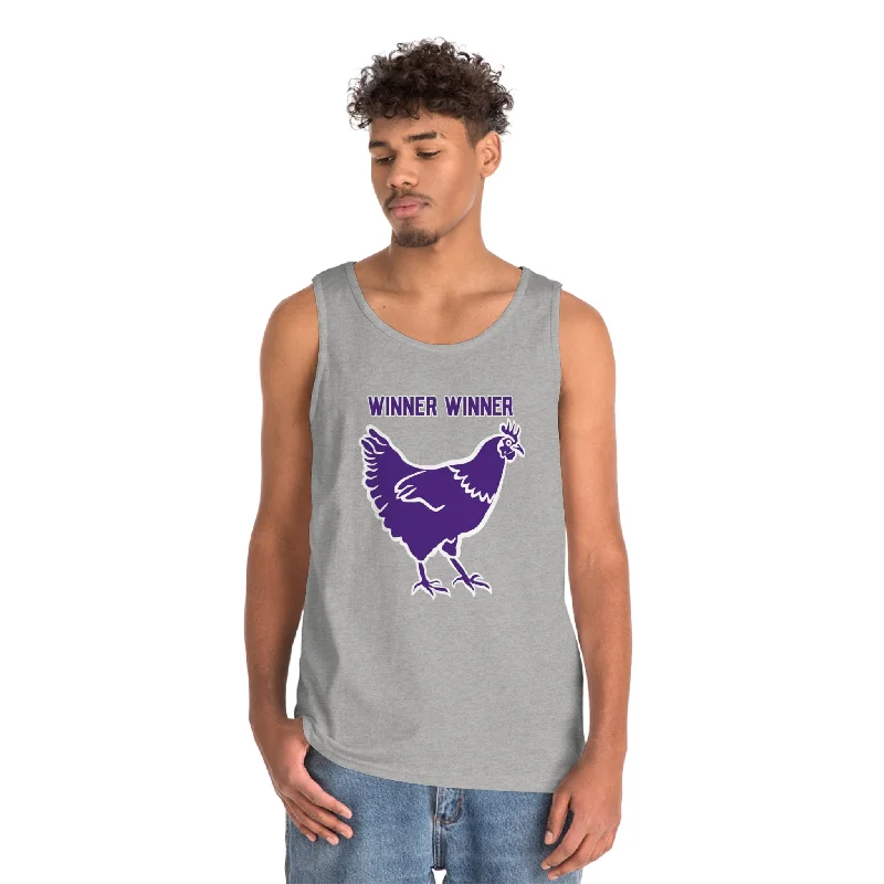 Unisex Heavy Cotton Tank Top - Winner Winner Chicken Dinner