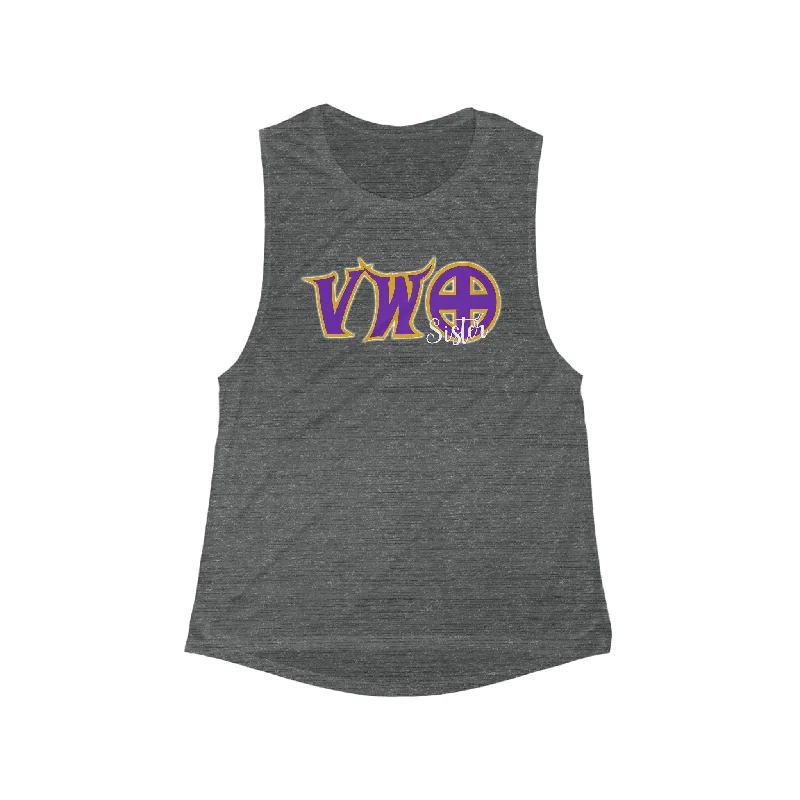 Women's Flowy Scoop Muscle Tank - VWO Sister