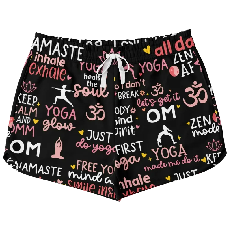 YOGA QUOTES LOOSE SHORTS