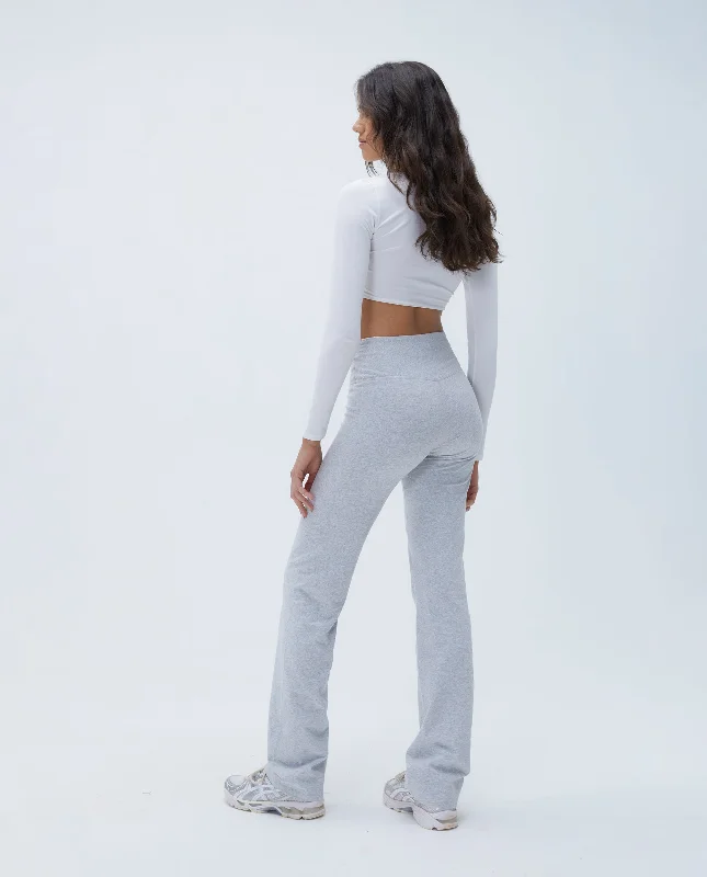 Cotton Yoga Pant - Grey Melange