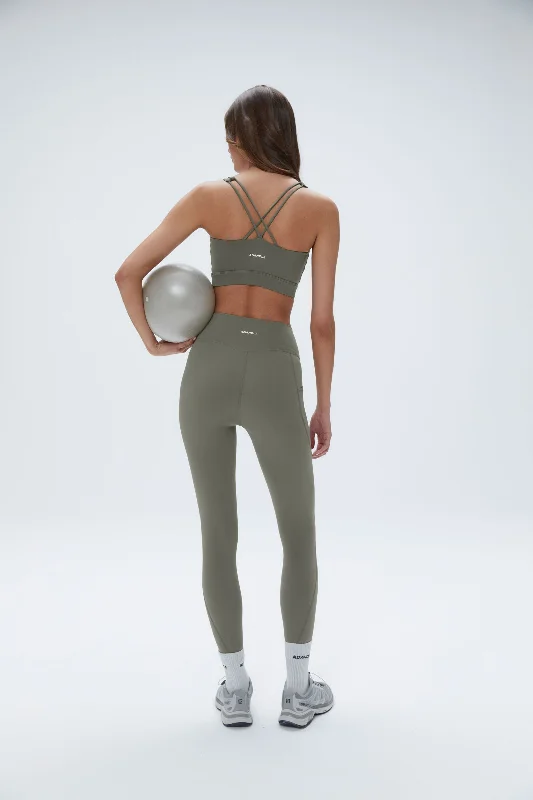 Ultimate Pocket Leggings - Olive Green