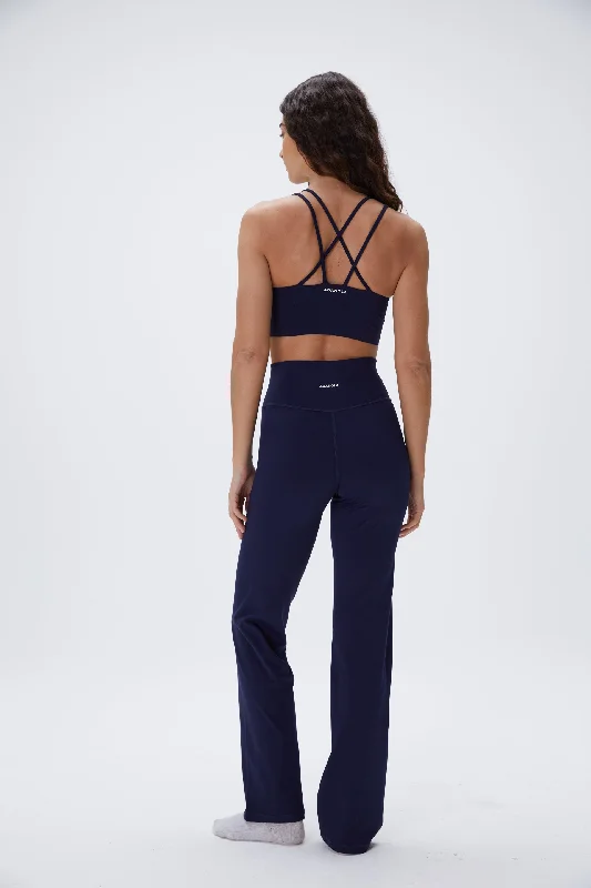 Ultimate Wrap Over Yoga Pant - Navy Blue