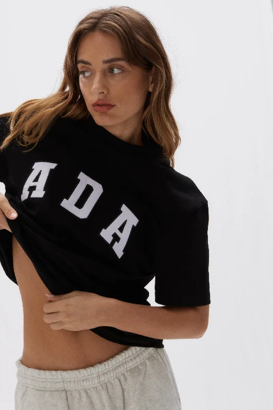 ADA Short Sleeve Oversized T-shirt - Black