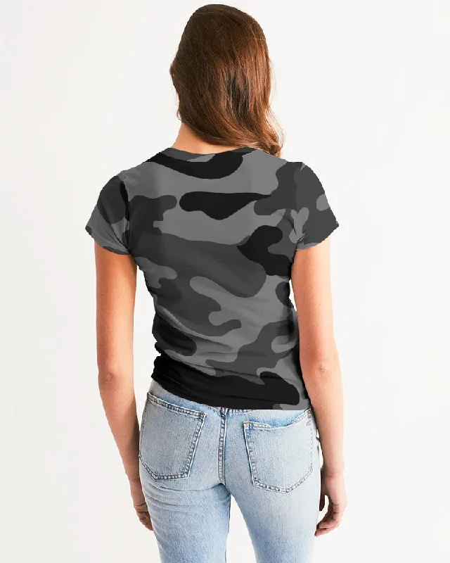 AKH Black Camouflage Women's Tee