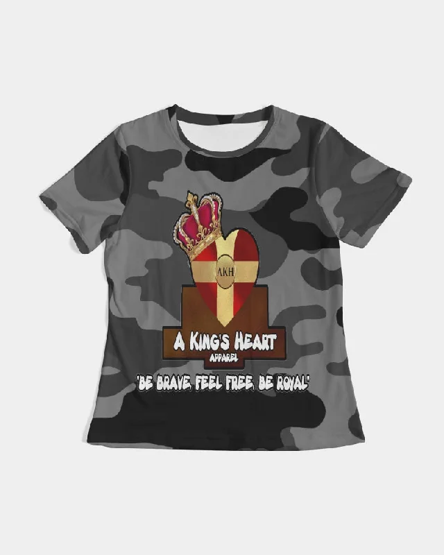 AKH Black Camouflage Women's Tee