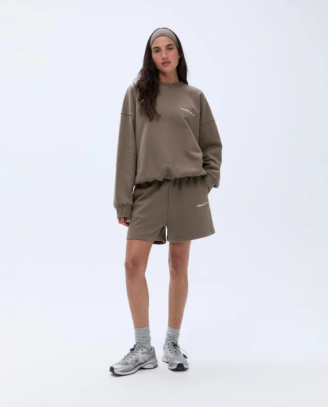 Trail Oversized Sweatshirt  - Cocoa Brown