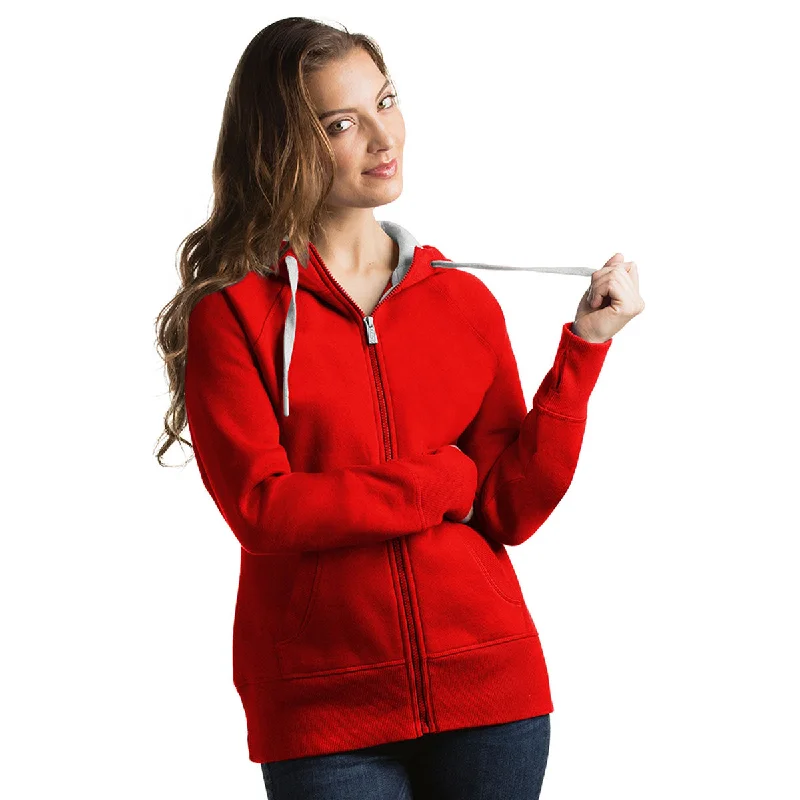 Antigua Women's Bright Red Victory Hoodie