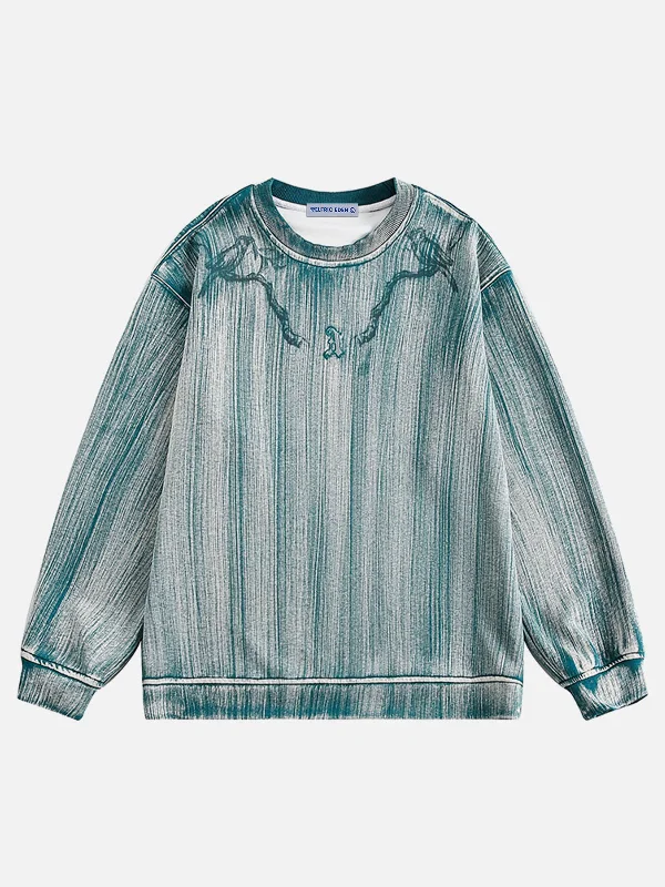 Aelfric Eden Stripe Wahsed Sweatshirt