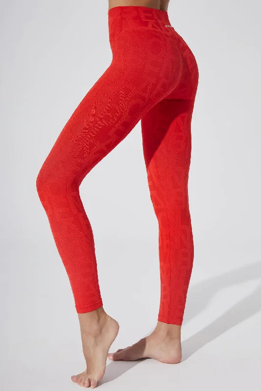 Déese Fleur Legging 3D - Haute Red