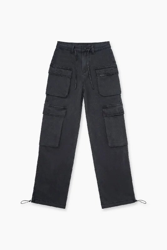 EZRA CARGO DENIM PANT | DENIM CHARCOAL