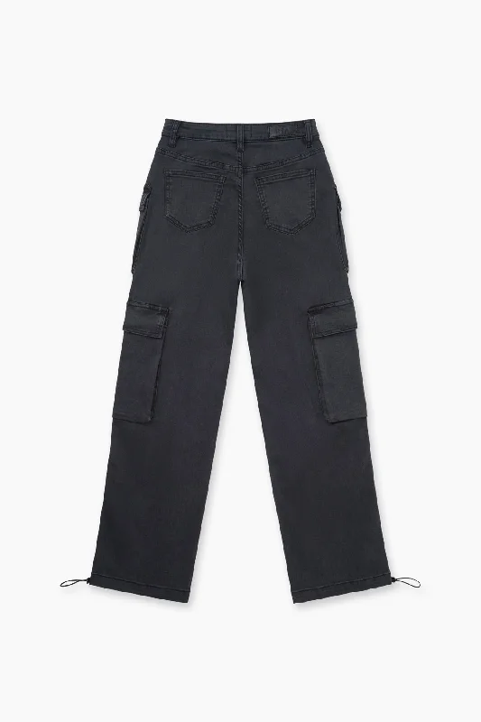 EZRA CARGO DENIM PANT | DENIM CHARCOAL