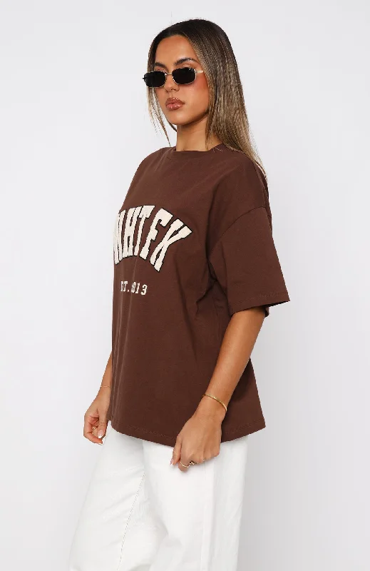 Give It Away Oversized Tee Espresso