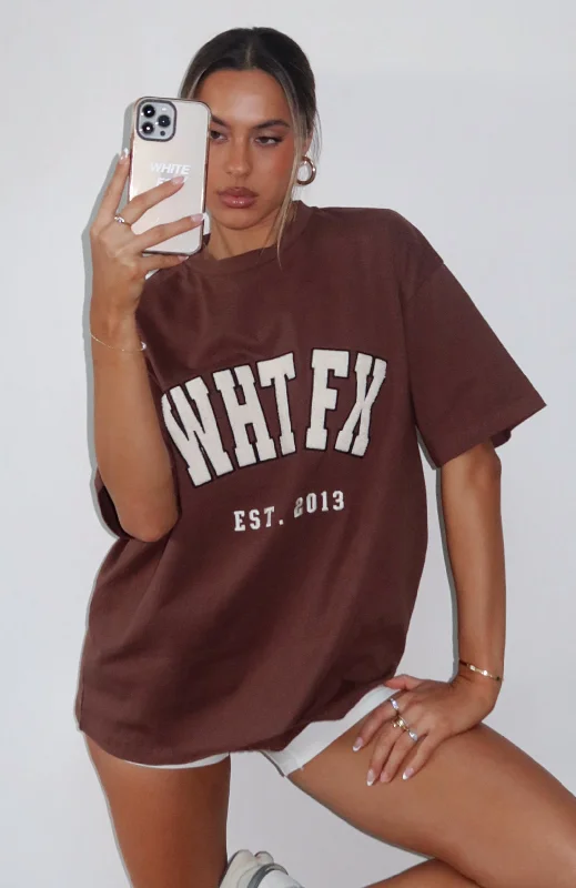 Give It Away Oversized Tee Espresso