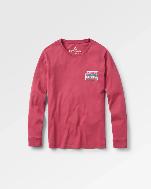 Golden Hour Long Sleeve T-Shirt - Earth Red