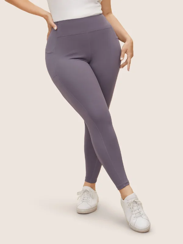 High Rise Side Pocket Skinny Leggings