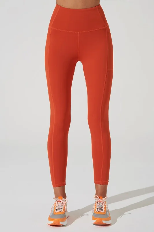 J'Ulian Pocket Legging - Medium Carmine