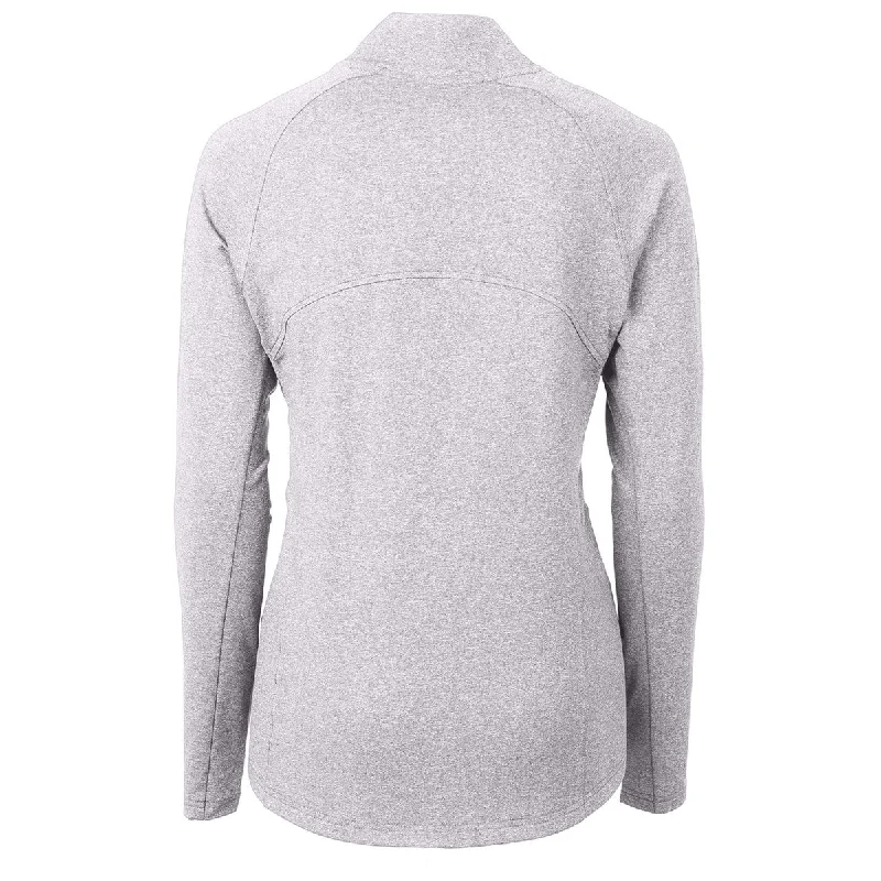 Cutter & Buck Women's Polished Heather Adapt Eco Knit Heather Recycled Full Zip