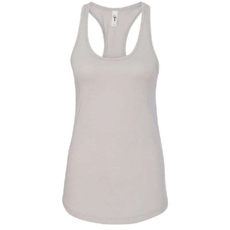 Next Level Women's Silver Ideal Racerback Tank