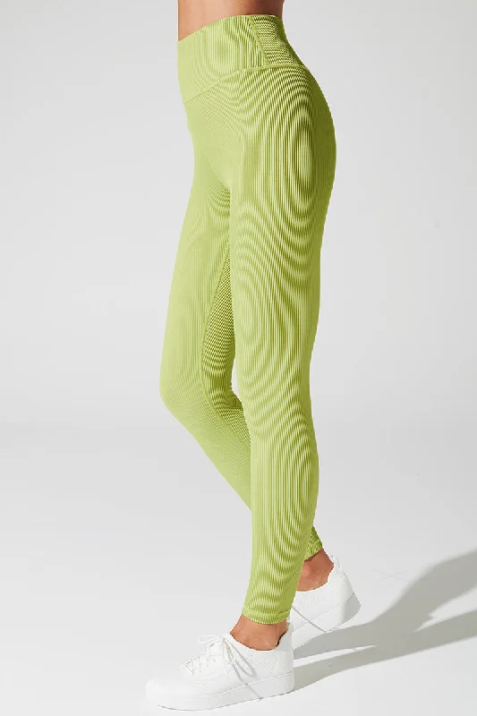 Querida High Waist R Legging - Green Smoke