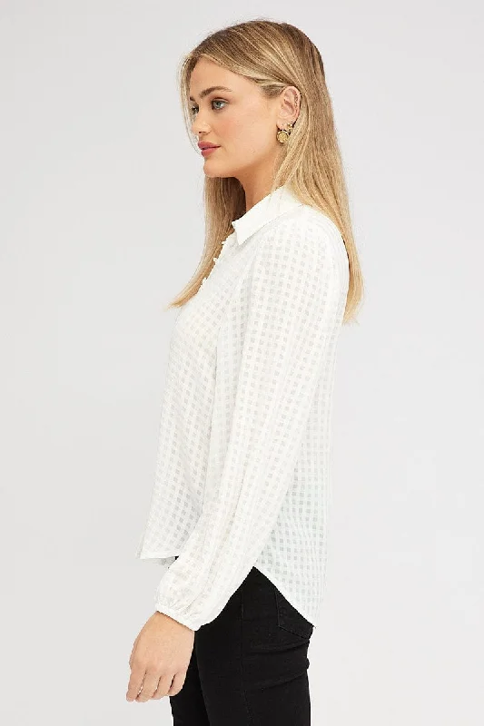 White Shirt Long Sleeve Texture