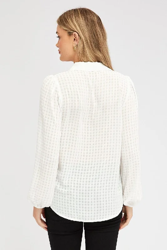 White Shirt Long Sleeve Texture