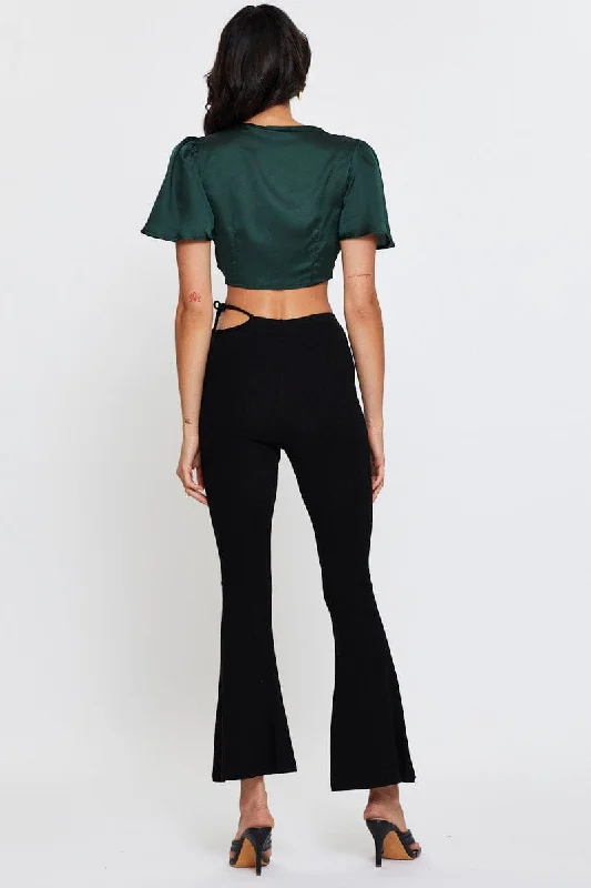 Black Flare Pants