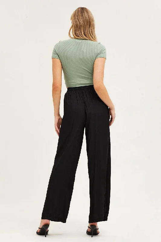 Black Wide Leg Pants