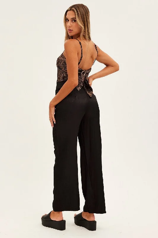 Black Wide Leg Pants High Rise