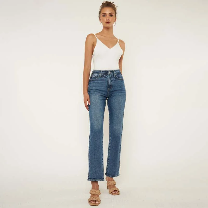 The Ophelia High Rise Straight Jeans