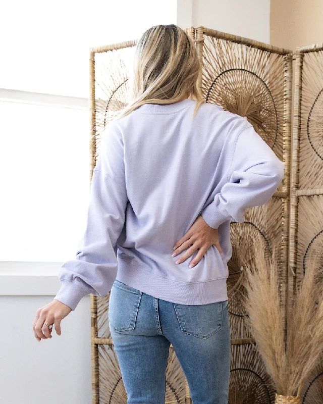 See the Good Periwinkle Sweatshirt FINAL SALE