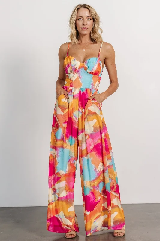 Shea Jumpsuit | Multi Print