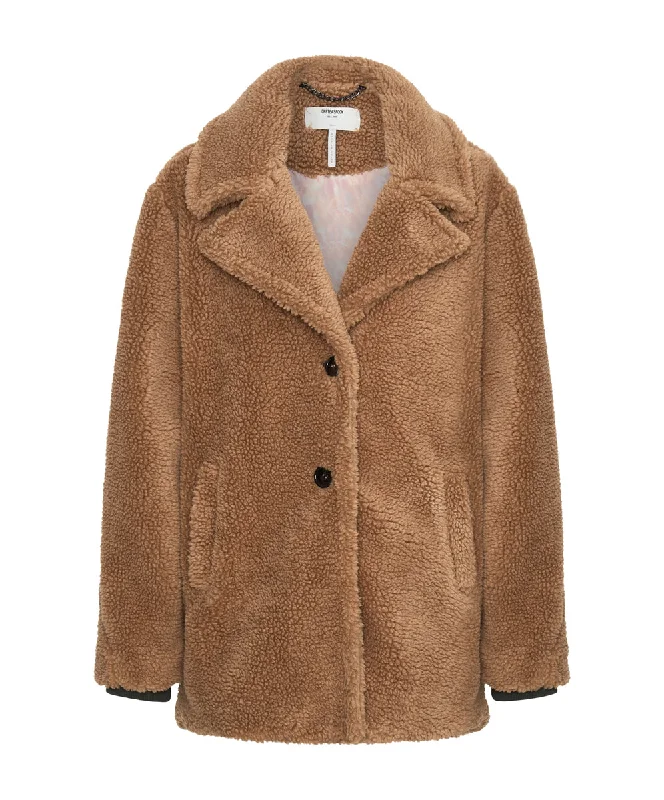 TAN TEDDY COAT