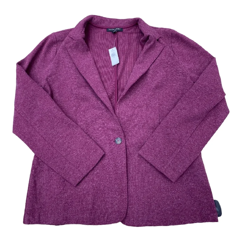 Blazer By Banana Republic In Purple, Size: Xl