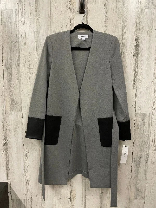 Blazer By Calvin Klein In Grey, Size: S