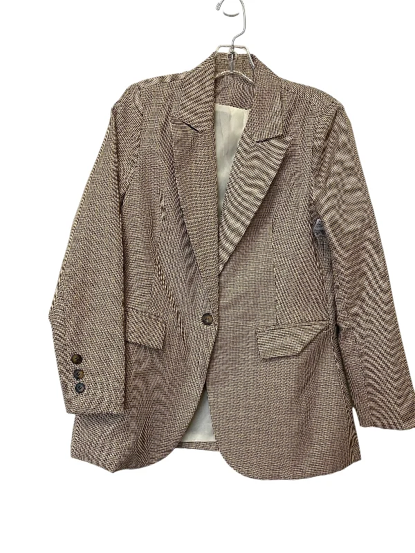 Blazer By Clothes Mentor In Bronze, Size: M