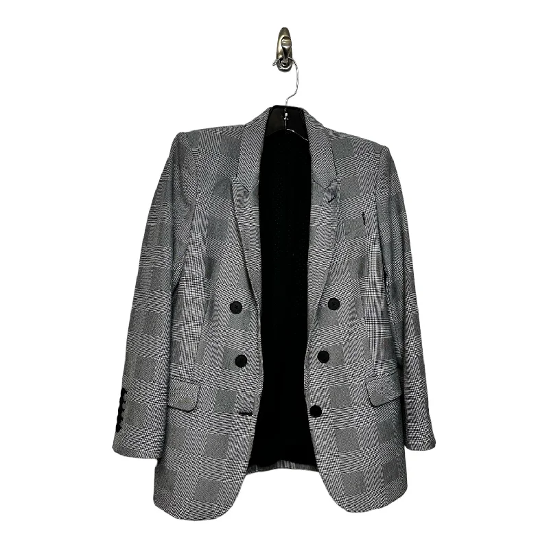 Blazer By Express O In Plaid, Size: S