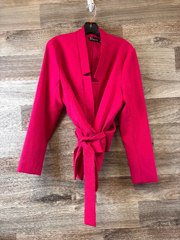 Blazer By New York And Co In Pink, Size: L