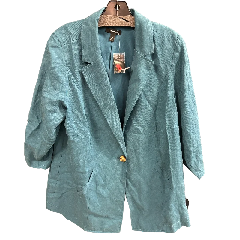 Blazer By Torrid In Teal, Size: M