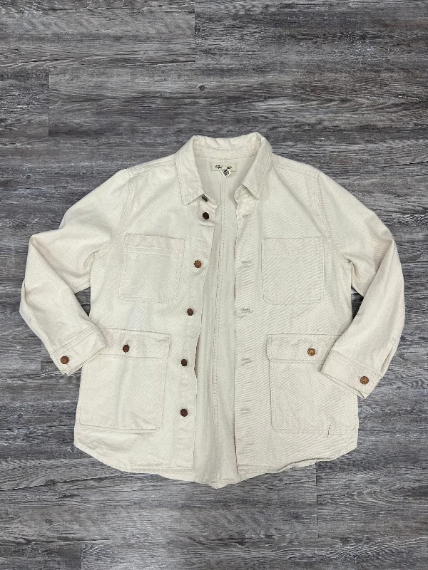 Jacket Utility By Madewell In Cream, Size: S